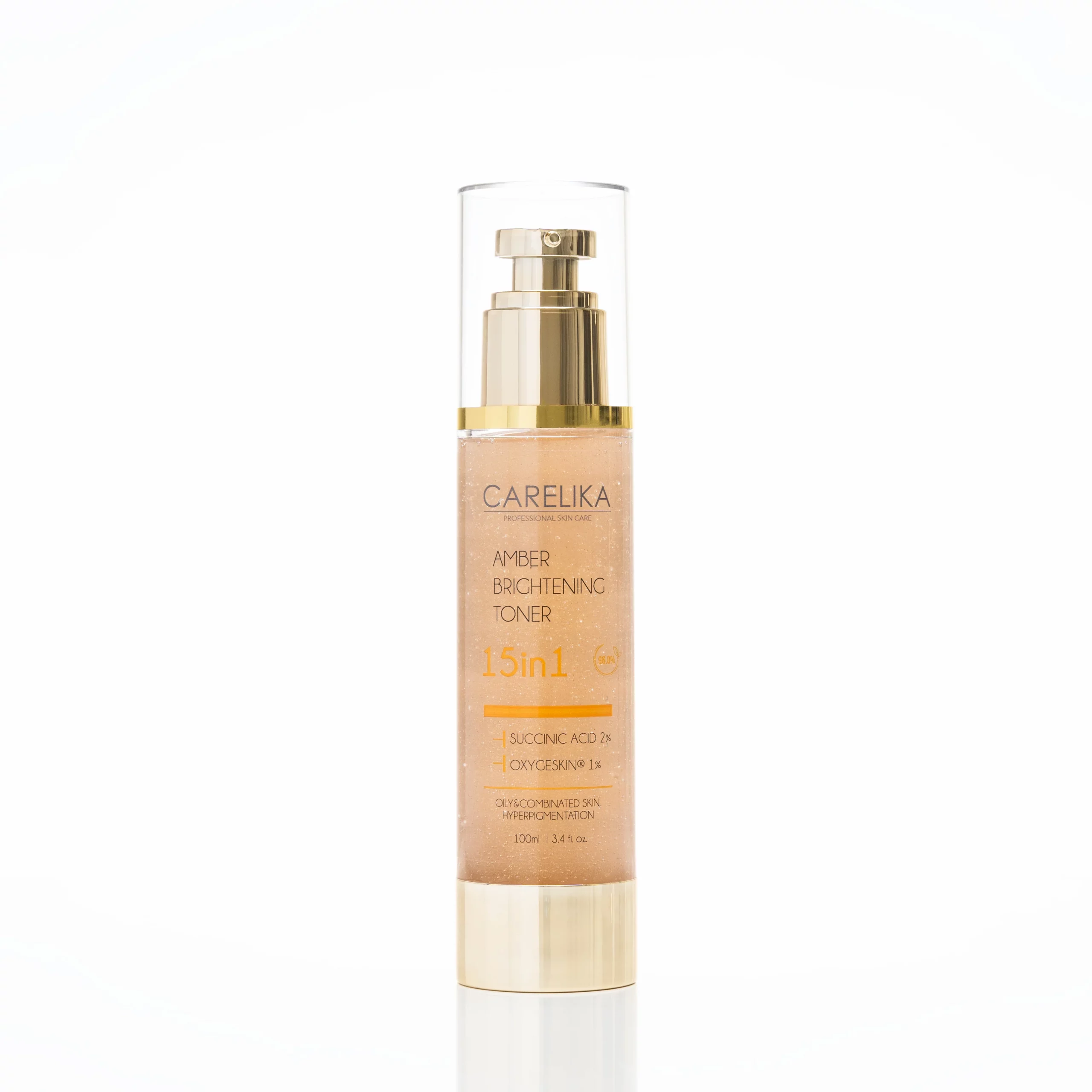 Carelika Amber 15in1 Brightening Toner Professional, 150 ml